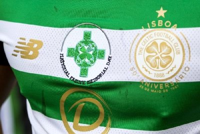 Celtic to wear famine memorial jerseys in final league match against Hearts